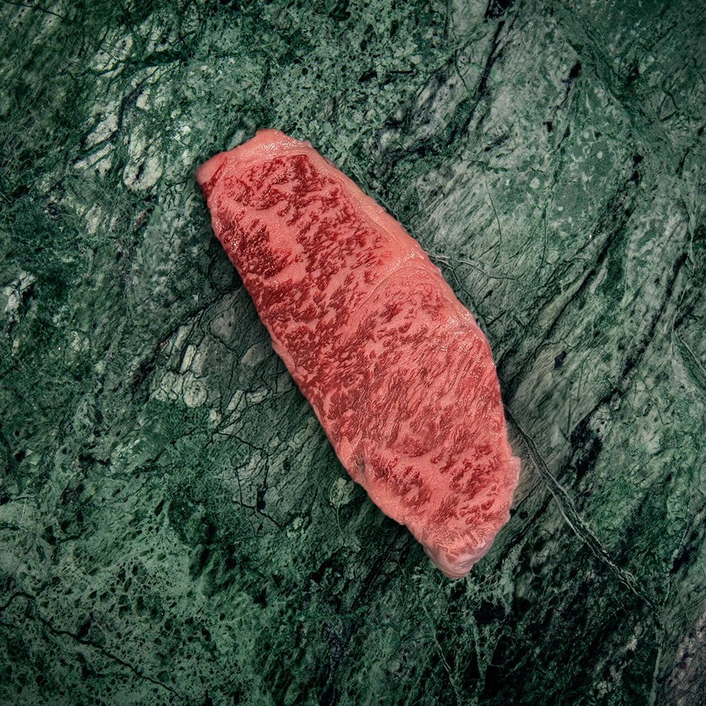 Australian Wagyu Suzuki 11 - 12MB Beef Striploin Steak - Prime Gourmet Online