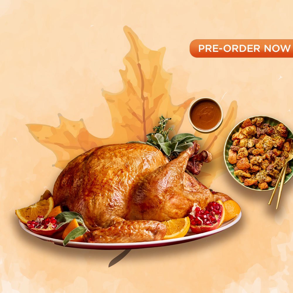 Roasted Turkey Bundle (Cooked) - Prime Gourmet Online
