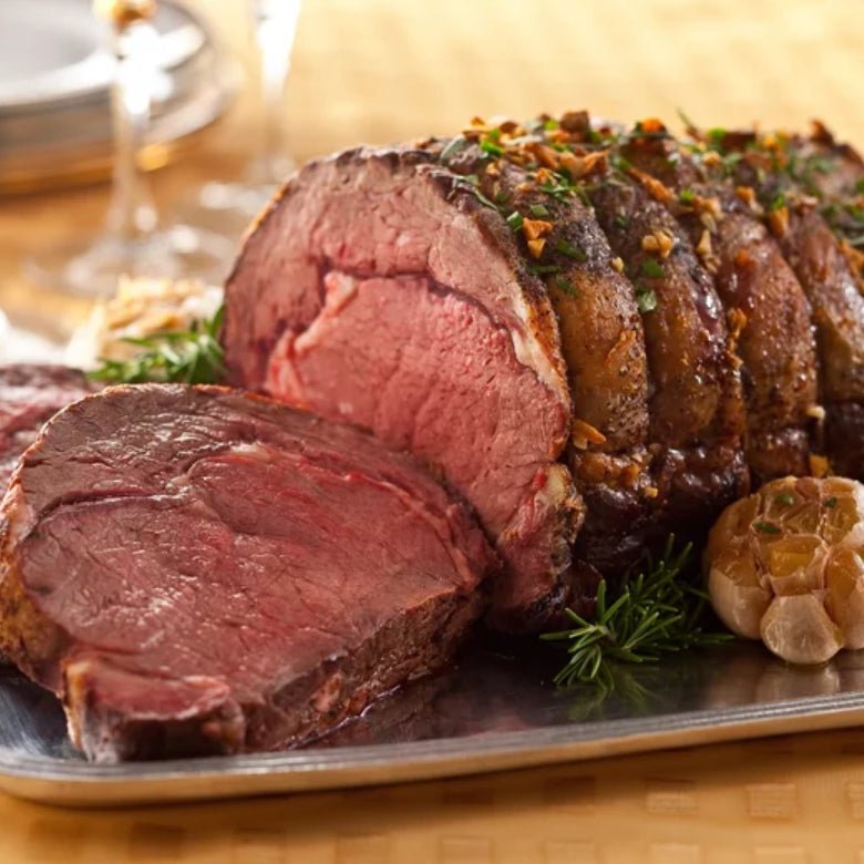 Roasted Black Angus Boneless Ribeye Beef - Prime Gourmet Online