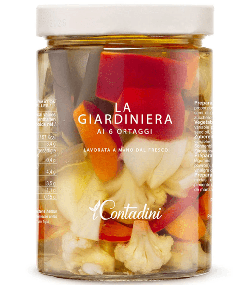 6 - Vegetable Giardiniera in Oil 520g - Prime Gourmet Online