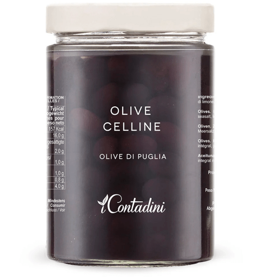 Celline Black Olives 550g - Prime Gourmet Online