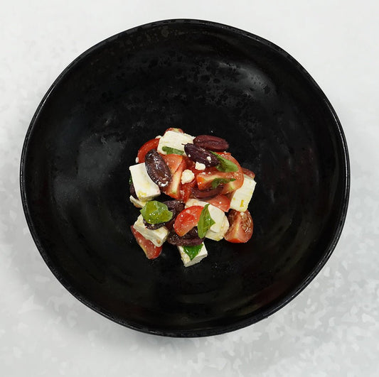 Feta Salad with Cherry Tomatoes, Black Olives, Basil 250g (Ready to Eat) - Prime Gourmet Online