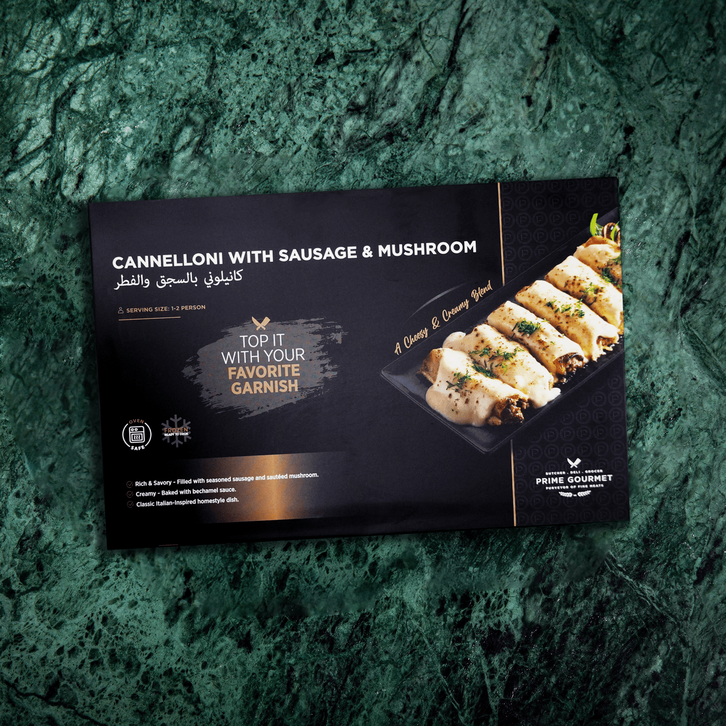Frozen Cannelloni White Ragu Bechamel,Mushroom 650g - Prime Gourmet Online
