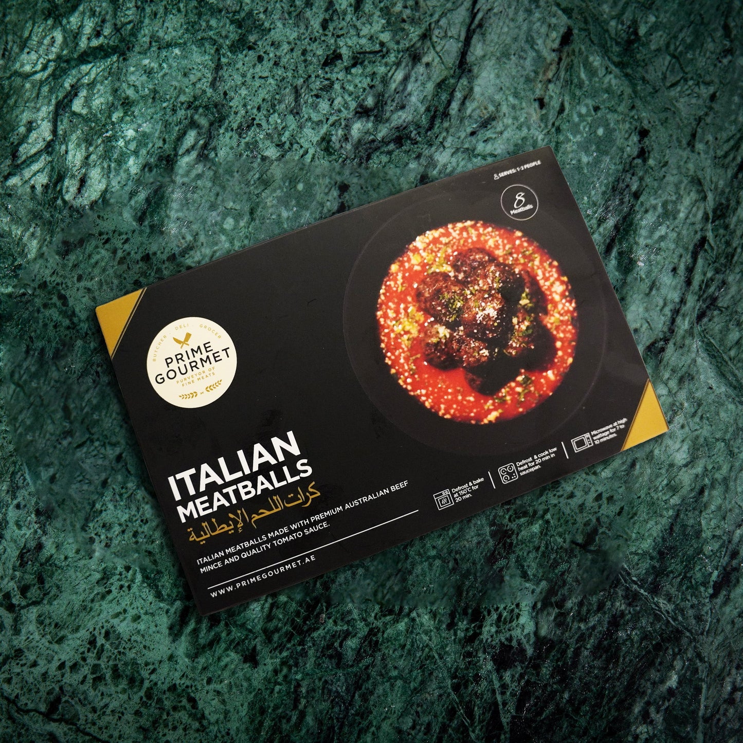 Frozen Italian Beef Meatballs - Prime Gourmet Online