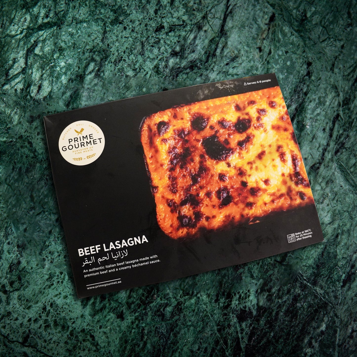 Frozen Traditional Italian Beef Lasagna (Uncooked) - Prime Gourmet Online