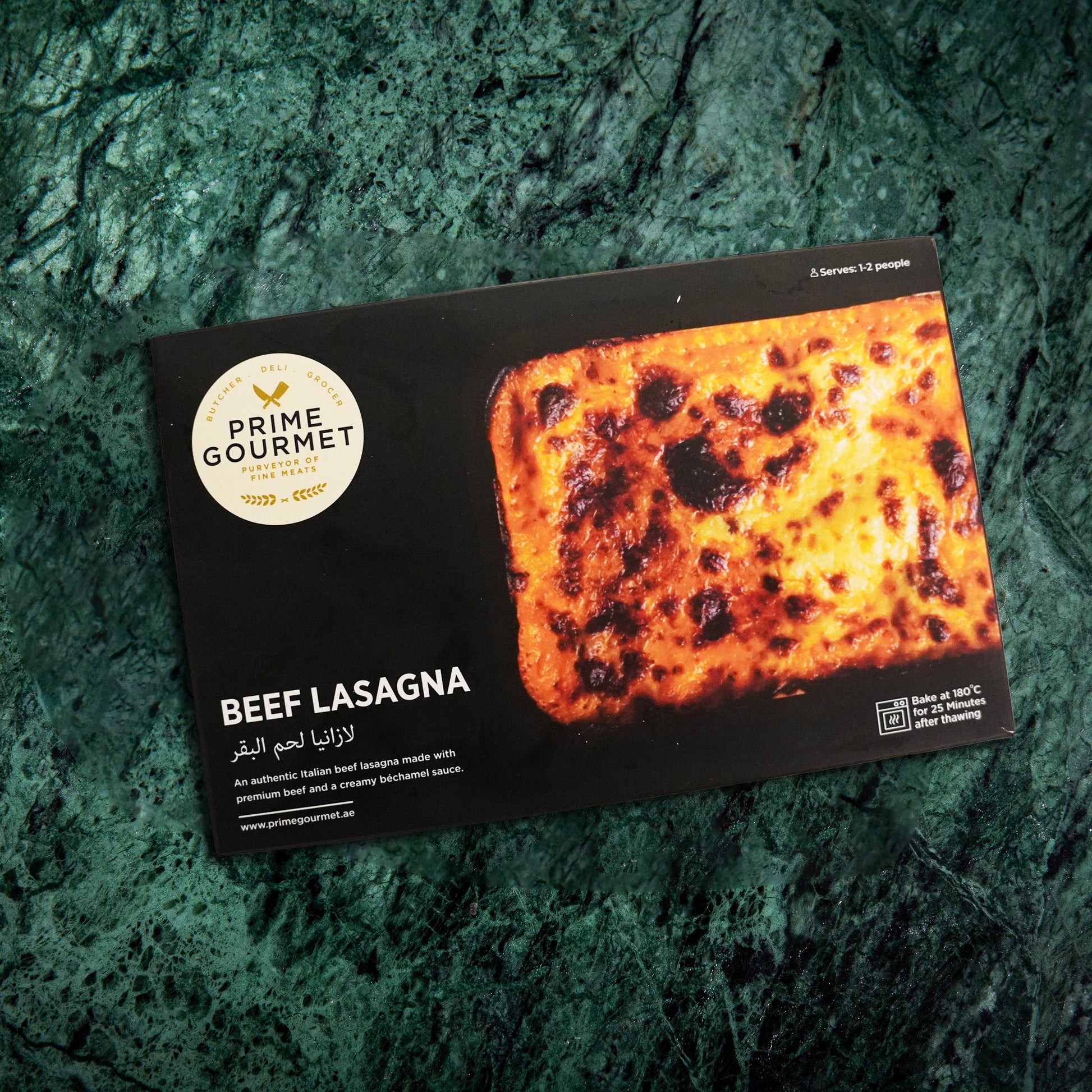 Frozen Traditional Italian Beef Lasagna (Uncooked) - Prime Gourmet Online
