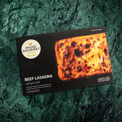 Frozen Traditional Italian Beef Lasagna (Uncooked) - Prime Gourmet Online