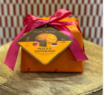 Panettone Peach and Zaffron - Prime Gourmet Online