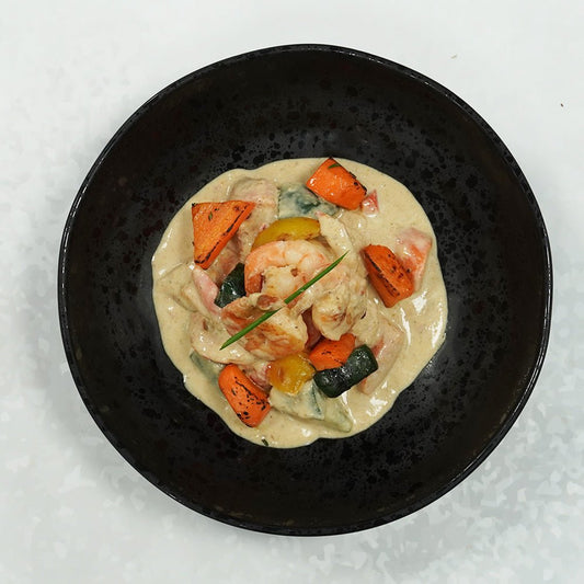Prawn in Green Curry and Coconut Milk 500g (Cooked) - Prime Gourmet Online