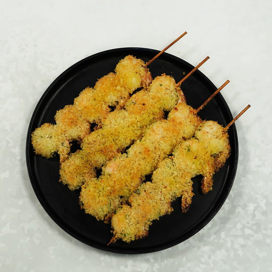 Prawn With Garlic Breadcrumbs 4 Skewers (Cooked) - Prime Gourmet Online