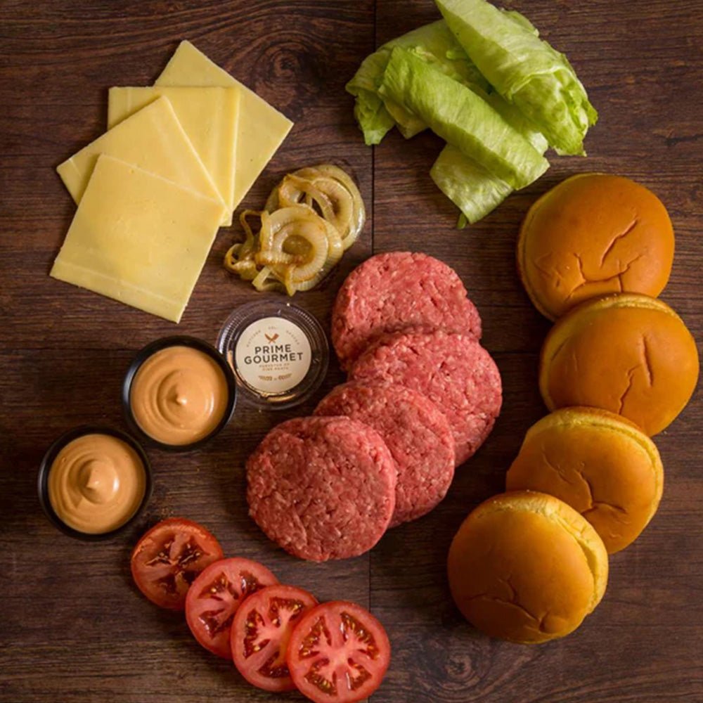 Queenstown Grass Fed Beef Burger Box - Prime Gourmet Online