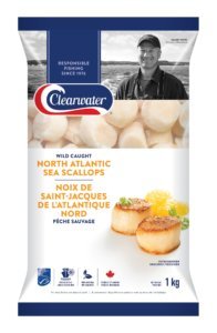 Clearwater North Atlantic Frozen Sea Scallops 10/20 1kg - Prime Gourmet Online