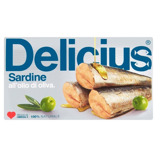 Delicius Sardines in Olive Oil 120g. - Prime Gourmet Online