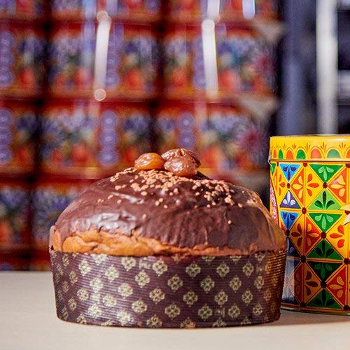 Dolce & Gabbana Marron Glace & Gianduja Panettone 1kg - Prime Gourmet Online