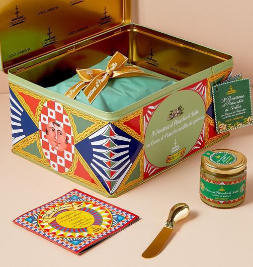 Dolce & Gabbana Sicilian Pistachio Panettone 600g - Prime Gourmet Online