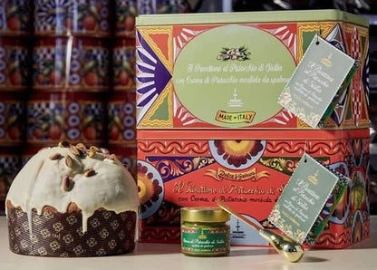 Dolce & Gabbana Sicilian Pistachio Panettone 600g - Prime Gourmet Online