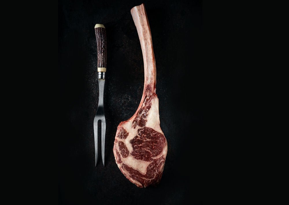 Dry Aged Australian Wagyu Tomahawk 9+ MB approx 1.1kg - Prime Gourmet Online