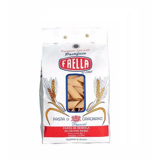 Faella Penne Rigate Medie Pastificio Gragnano 500g - Prime Gourmet Online