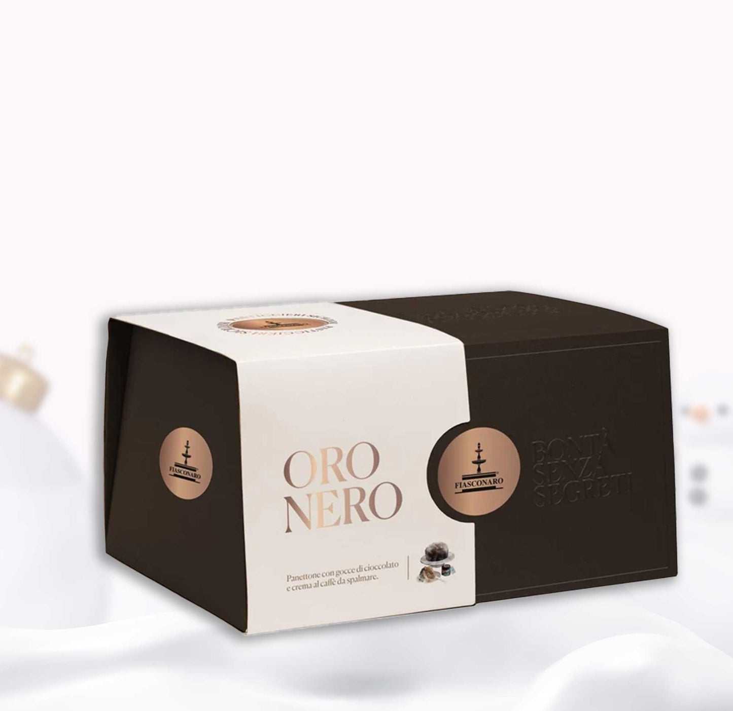 Fiasconaro ORO Nero Panettone Box 1kg - Prime Gourmet Online