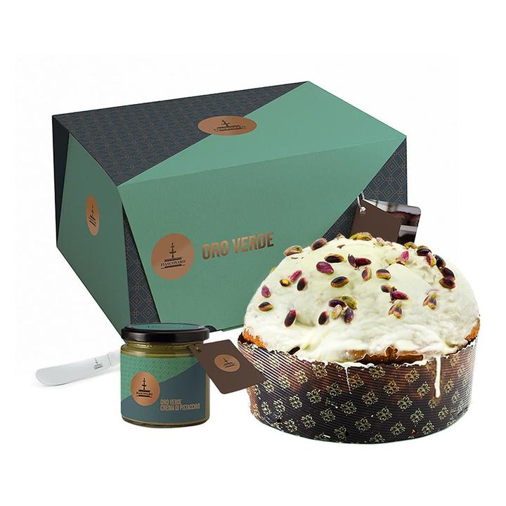 Fiasconaro Pistachio Panettone With Pistachio Cream 1kg - Prime Gourmet Online
