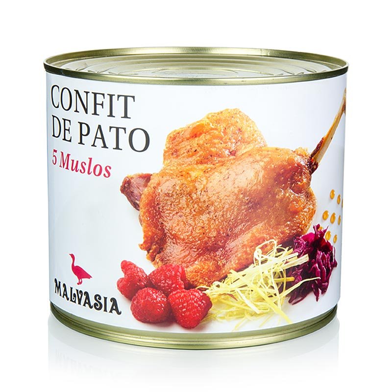 Malvasia Halal Duck Leg Confit, 5 Legs 1.9kg - Prime Gourmet Online