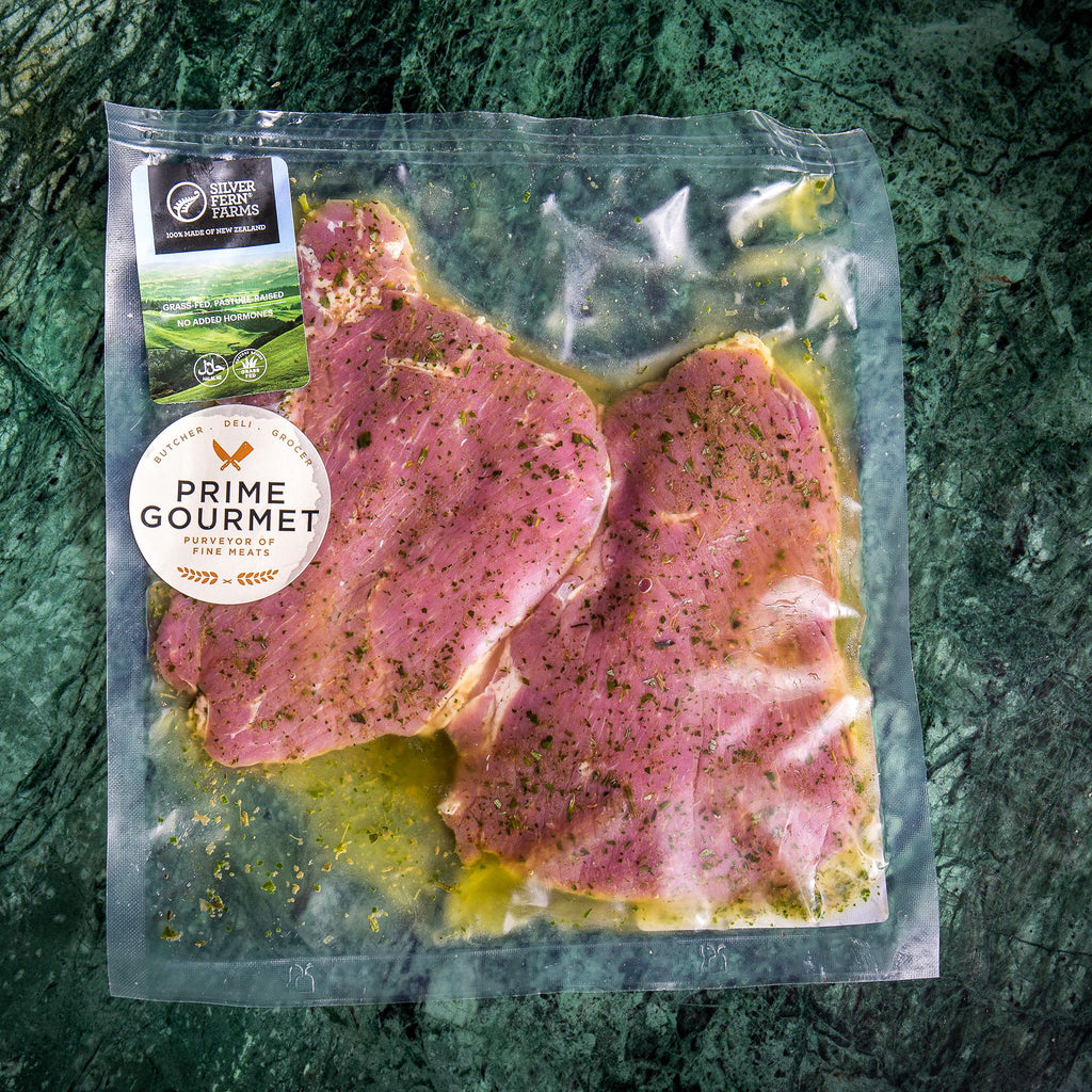 New Zealand Grass Fed Mint & Rosemary Marinated Butterfly Lamb Leg - Prime Gourmet Online