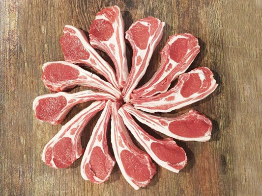 New Zealand Grass Fed Un-frenched Lamb Cutlets - Prime Gourmet Online