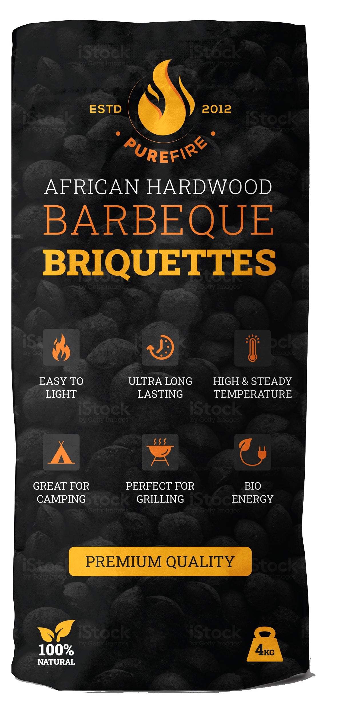 Purefire 4KG Briquettes - Prime Gourmet Online
