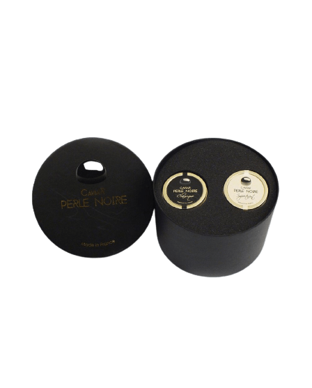 Round Caviar Gift Box (2x30g, 2x50g, 200g or 500g sized tin to fill) - Prime Gourmet Online