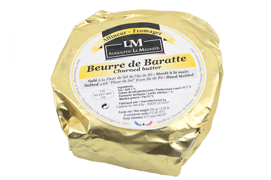 Salted Churned and Cultured Butter (Beurre de Baratte Demi-Sel) - 250g - Prime Gourmet Online