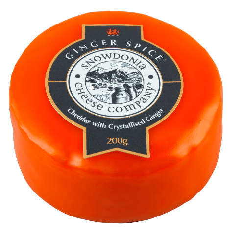 Snowdonia Ginger Spice Cheddar Cheese 200g - Prime Gourmet Online