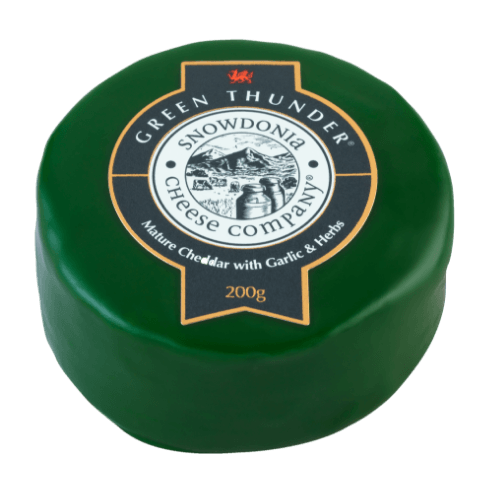 Snowdonia Green Thunder Mature Cheddar Cheese 200g - Prime Gourmet Online