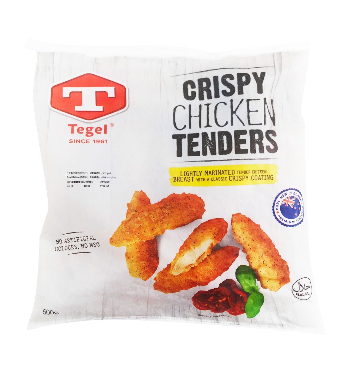 Tegel Frozen Crispy Chicken Tenders 600g - Prime Gourmet Online