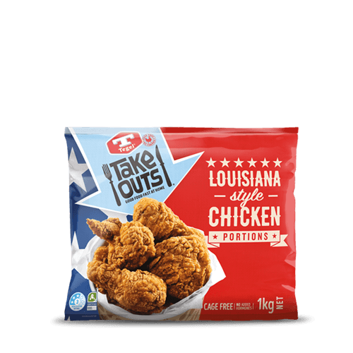 Tegel Frozen Louisiana style Chicken Portion 1kg - Prime Gourmet Online