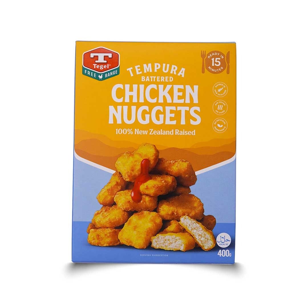 Tegel Frozen Tempura Batter Chicken Nuggets 400g - Prime Gourmet Online